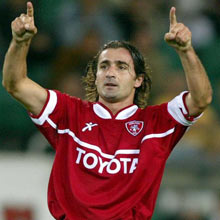 Giovanni Tedesco, do Perugia, marcou um dos golos na final com o Wolfsburgo
